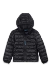 Primary Kids' Water Repellent Puffer Jacket In Black