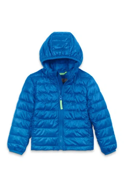 Primary Kids Lightweight Puffer Jacket In Blueberry