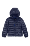 Primary Kids Lightweight Puffer Jacket In Blue