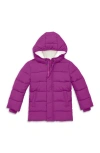 Primary Parka Puffer Coat In Boysenberry