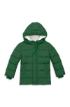 Primary Parka Puffer Coat In Evergreen