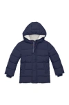 Primary Parka Puffer Coat In Navy