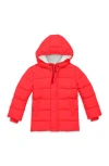 Primary Parka Puffer Coat In Tomato