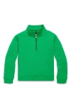 Primary Quarter Zip Sweatshirt In Green Apple