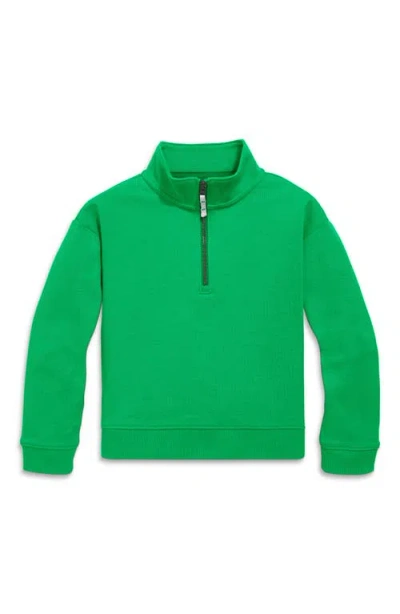 Primary Quarter Zip Sweatshirt In Green Apple