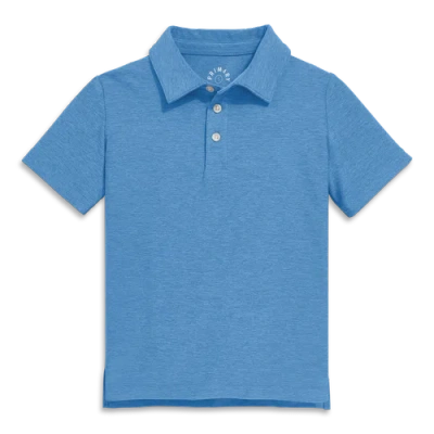 Primary Short Sleeve Flexknit Polo In Purple
