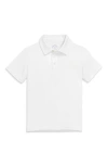 Primary Short Sleeve Flexknit Polo In White