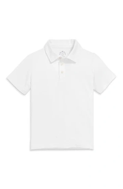 Primary Short Sleeve Flexknit Polo In White