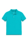Primary Short Sleeve Pique Polo In Peacock