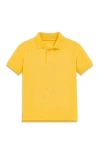 Primary Short Sleeve Pique Polo In Sunflower