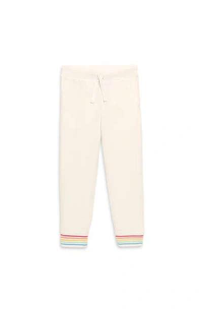 Primary Stripe Trim Jogger In Oat