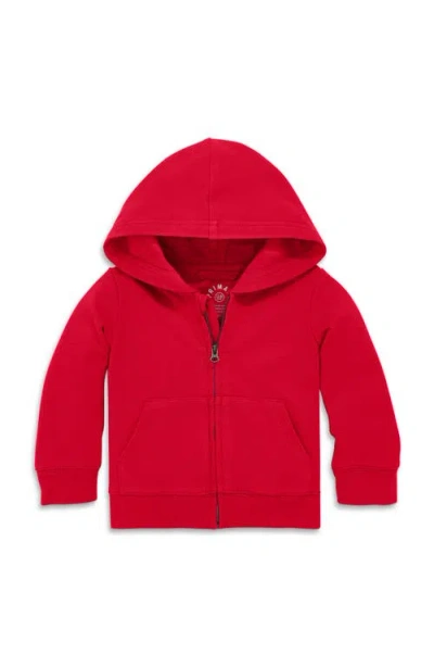 Primary Kids'  The Baby Zip Hoodie In Cherry