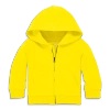 Primary Kids'  The Baby Zip Hoodie In Yellow