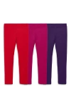 Primary Kids'  The Legging 3-pack In Raspberry Mix