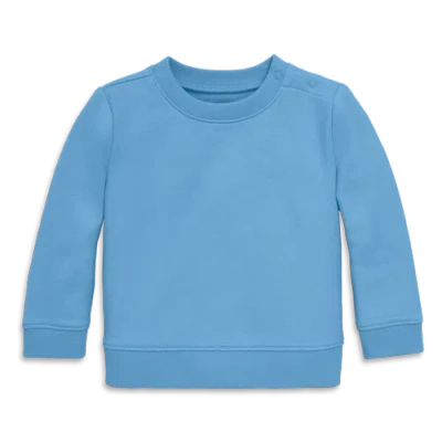 Primary Kids'  The New Baby Sweatshirt In Blue