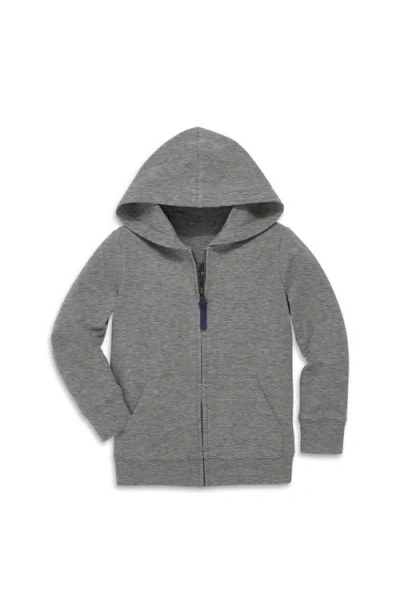 Primary The Zip Hoodie In Heather Storm Gray