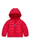 Primary Kids Lightweight Puffer Jacket In Red