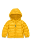 Primary Kids'  Water Resistant Puffer Jacket In Yellow