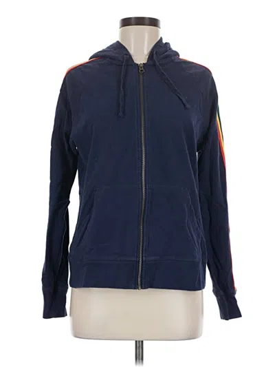Pre-owned Primary Zip Up Hoodie In Blue