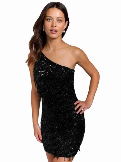Primavera Couture Homecoming Short Dress 3836 In Black