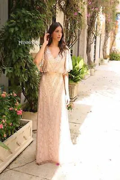 Pre-owned Primavera Couture Primavera 13119 Evening Dress Lowest Price Guarantee Authentic In Midnight