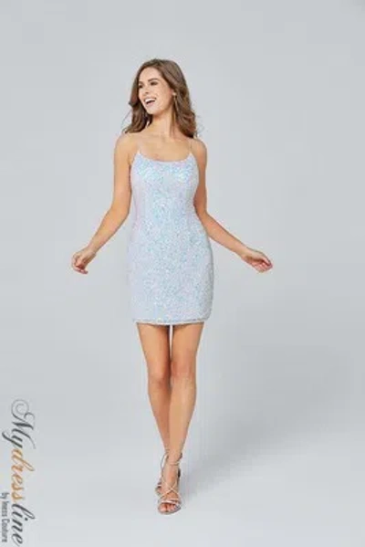 Pre-owned Primavera Couture Primavera 3351 Evening Dress Lowest Price Guarantee Authentic In Ivory