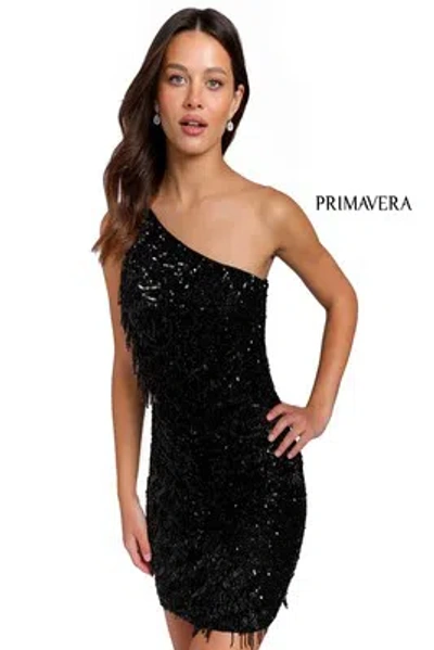 Pre-owned Primavera Couture Primavera 3836 Evening Dress Lowest Price Guarantee Authentic In Black