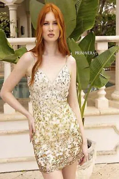 Pre-owned Primavera Couture Primavera 4050 Evening Dress Lowest Price Guarantee Authentic In Black