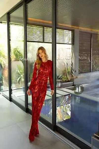 Pre-owned Primavera Couture Primavera 4173 Evening Dress Lowest Price Guarantee Authentic In Black