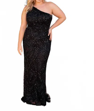 Primavera Couture Prom Dress In Black