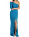 Primavera Sierra Gown In Teal In Blue