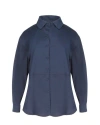 Prime Of Lime Ana Shirt In Navy