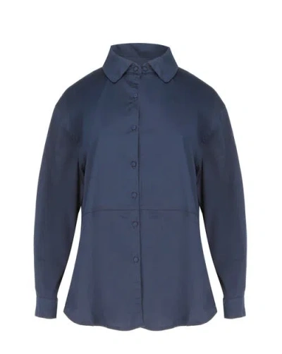 Prime Of Lime Ana Shirt In Navy