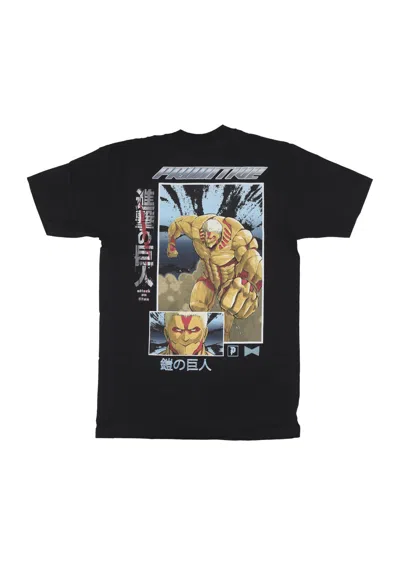 Primitive Armored Hw Tee X Attack On Titan Black Men's T-shirt