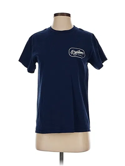 Pre-owned Primitive Clothing Short Sleeve T-shirt In Blue