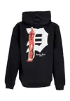 Primitive Colossal Dirty P Hoodie X Attack On Titan Black Men's Hoodie In Black
