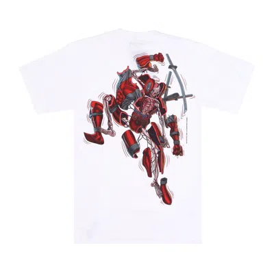Primitive Deadpool Tee X Marvel X Nychos White Men's T-shirt