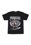 Primitive Eren Tee X Attack On Titan Black Men's T-shirt In Black