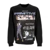 Primitive Fushiguro Crewneck Men's Hoodie In Black