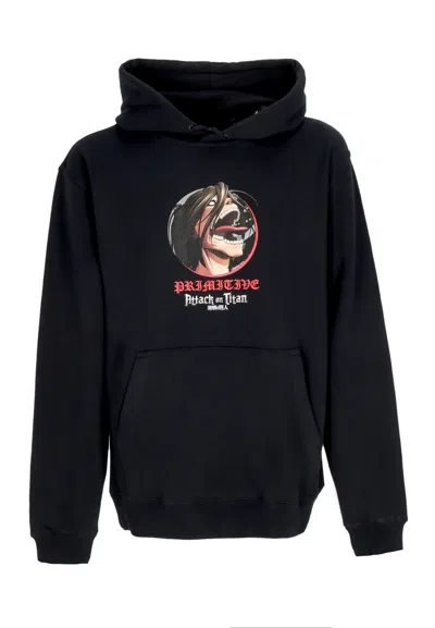 Primitive Future Memory Hoodie X Attack On Titan Black Men's Hoodie
