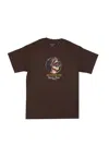Primitive Future Memory Tee X Attack On Titan Brown Men's T-shirt In Brown