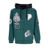 Primitive Men's Alumni Zip Up Hoodie Green In Green