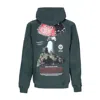 Primitive Men's Red Cap Hoodie Hunter Green In Green