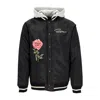 Primitive Rebirth Two Fer Jacket Men's Bomber Jacket Black In Black