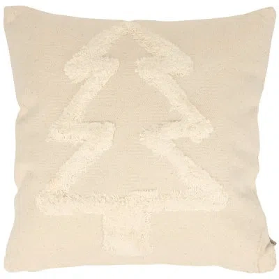 Primitives By Kathy Candy Cane Shaped Pillow - Size 10" X 23" In Beige
