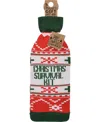Primitives By Kathy Christmas Survival Kit Bottle Sock In Red And White