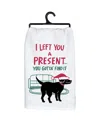 Primitives By Kathy Left You A Present You Gotta Find It Kitchen Towel In Multi