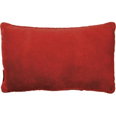 Primitives By Kathy Merry Christmas Knobby Pillow - 19" X 12" In Red