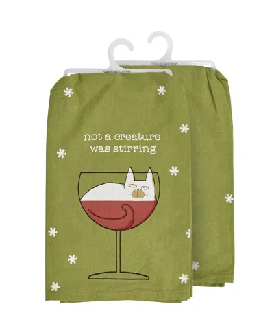 Primitives By Kathy Not A Creature Kitchen Towel In Multi