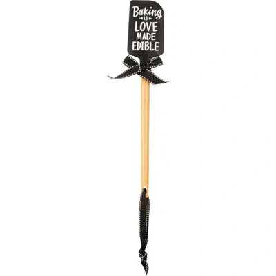 Primitives By Kathy Silicone/wood Kitchen Utensil In Black